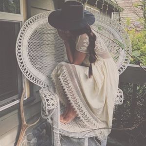 Free People Seashore Battenberg Dress